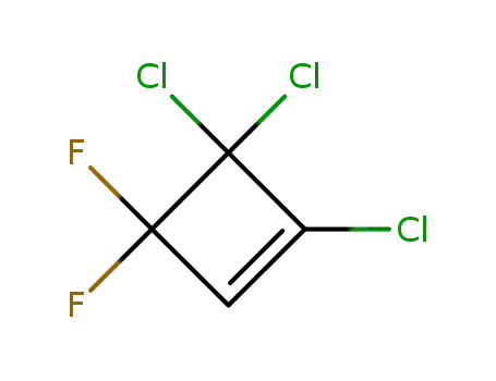 Molecular Structure of 1481-20-5 (1,4,4-trichloro-3,3-difluorocyclobutene)