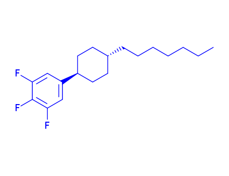 Benzene,1,2,3-trifluoro-5-(trans-4-heptylcyclohexyl)-