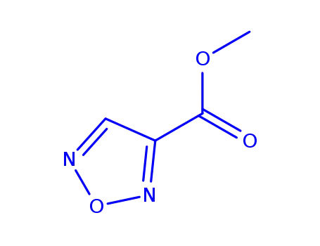 Molecular Structure of 148122-20-7 (1,2,5-Oxadiazole-3-carboxylic acid, methyl ester (9CI))