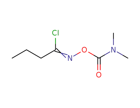 Molecular Structure of 134871-01-5 ((1-chlorobutylideneamino) N,N-dimethylcarbamate)