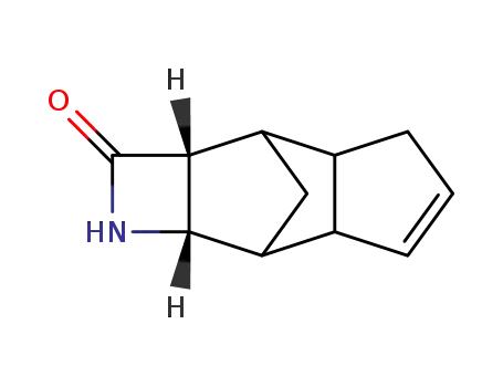 Molecular Structure of 14805-33-5 (3,7-Methano-2H-indeno[5,6-b]azet-2-one,1,2a,3,3a,4,6a,7,7a-octahydro-,endo,exo-(8CI))