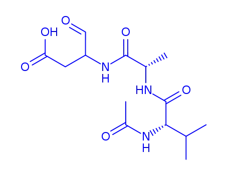 Molecular Structure of 147837-52-3 (AC-VAD-CHO)