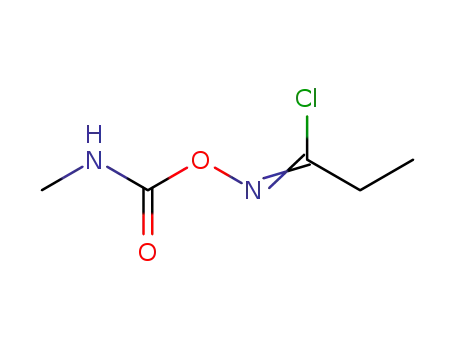 Molecular Structure of 134870-99-8 ((1-chloropropylideneamino) N-methylcarbamate)