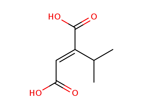 Molecular Structure of 7596-39-6 ((Z)-2-propan-2-ylbut-2-enedioic acid)