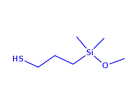 Molecular Structure of 14857-97-7 (3-(methoxydimethylsilyl)propanethiol)