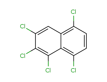 Molecular Structure of 150224-24-1 (1,2,3,5,8-pentachloronaphthalene)