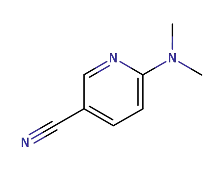 Molecular Structure of 154924-17-1 (6-(DIMETHYLAMINO)NICOTINONITRILE)