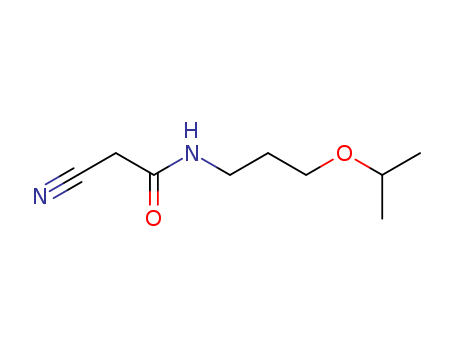 2-cyano-N-(3-isopropoxypropyl)acetamide