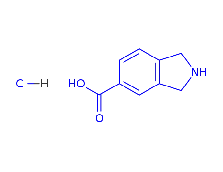 Molecular Structure of 149353-72-0 (ISOINDOLINE-5-CARBOXYLIC ACID HYDROCHLORIDE)