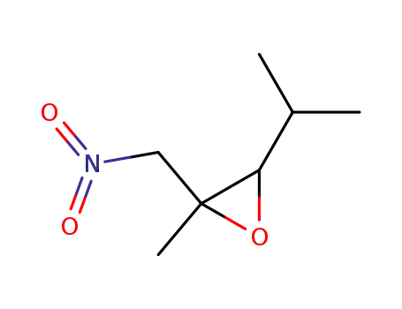 Molecular Structure of 149794-75-2 (Oxirane, 2-methyl-3-(1-methylethyl)-2-(nitromethyl)- (9CI))