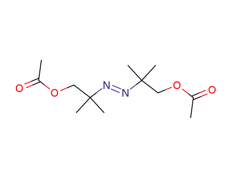 Molecular Structure of 1490-19-3 (2,2'-Azobis[2-methyl-1-propanol]diacetate)