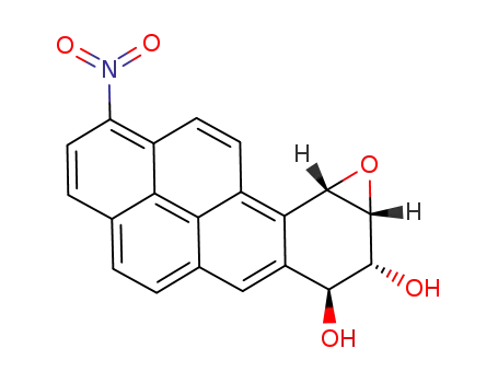 Molecular Structure of 88598-54-3 (1-nitrobenzo(a)pyrene-7,8-diol-9,10-epoxide)