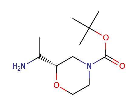 tert-Butyl 2-(1-aminoethyl)morpholine-4-carboxylate