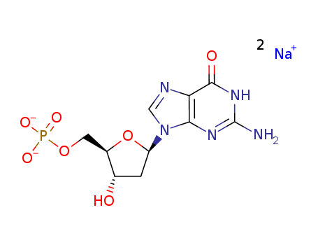 5'-Guanylic acid,2'-deoxy-, sodium salt (1:2)