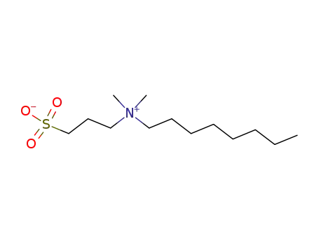 Molecular Structure of 15178-76-4 (3-(Dimethyl-octylazaniumyl)propane-1-sulfonate)