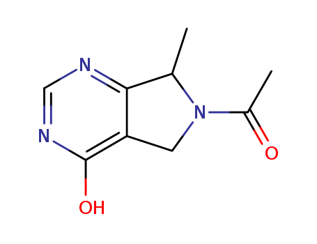 15199-07-2,6-acetyl-7-methyl-1,5,6,7-tetrahydro-4H-pyrrolo[3,4-d]pyrimidin-4-one,5H-Pyrrolo[3,4-d]pyrimidin-4-ol,6-acetyl-6,7-dihydro-7-methyl-; NSC 116525