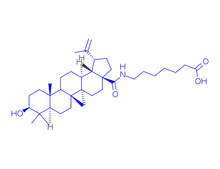 150840-28-1,7-{[(3beta)-3-hydroxy-28-oxolup-20(29)-en-28-yl]amino}heptanoic acid,