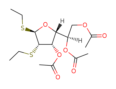 a-D-Mannofuranoside, ethyl2-S-ethyl-1,2-dithio-, triacetate (9CI) cas  31873-07-1