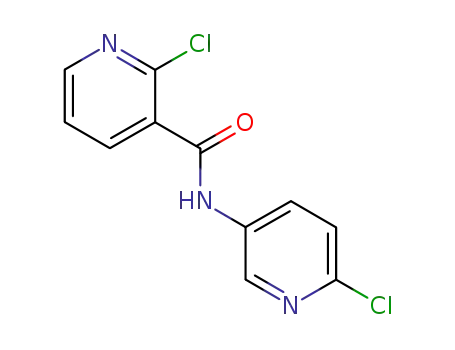 Molecular Structure of 152038-51-2 (2-Chloro-N-(2'-chloro-5'-pyridinyl)pyridine-3-carboxamide)