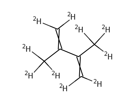 Molecular Structure of 151832-72-3 (2 3-DIMETHYL-1 3-BUTADIENE-D10  98 ATOM)