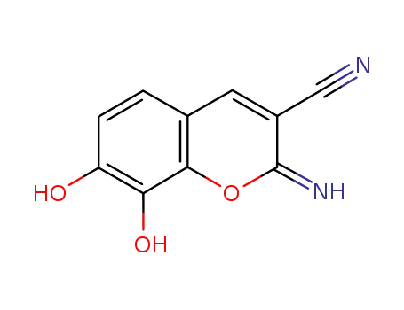 2H-1-Benzopyran-3-carbonitrile, 7,8-dihydroxy-2-imino- (9CI)