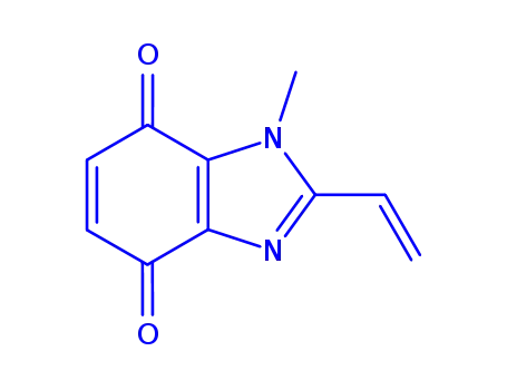 Molecular Structure of 151920-61-5 (1H-Benzimidazole-4,7-dione,2-ethenyl-1-methyl-(9CI))
