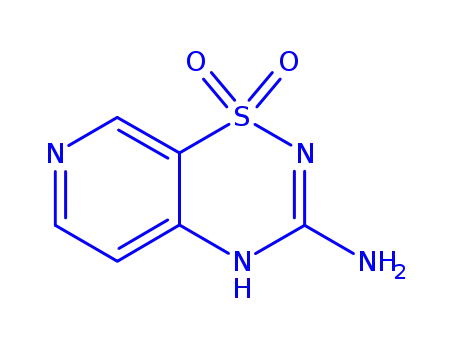 2H-Pyrido[4,3-e]-1,2,4-thiadiazin-3-amine,1,1-dioxide(9CI)