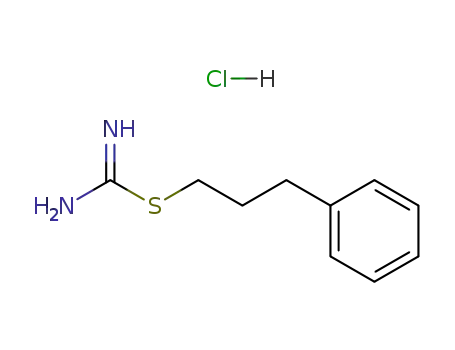 Molecular Structure of 15260-25-0 (3-phenylpropyl carbamimidothioate hydrochloride (1:1))