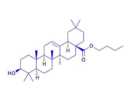 Molecular Structure of 152507-67-0 (Butyl oleanolate)