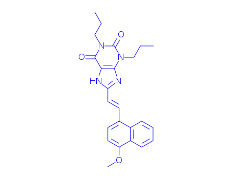 151539-63-8,8-[(E)-2-(4-methoxynaphthalen-1-yl)ethenyl]-1,3-dipropyl-3,7-dihydro-1H-purine-2,6-dione,