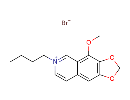 15248-44-9,6-butyl-4-methoxy[1,3]dioxolo[4,5-g]isoquinolin-6-ium bromide,1,3-Dioxolo[4,5-g]isoquinolinium,6-butyl-4-methoxy-, bromide (8CI,9CI);