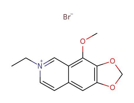 15248-43-8,6-ethyl-4-methoxy[1,3]dioxolo[4,5-g]isoquinolin-6-ium bromide,1,3-Dioxolo[4,5-g]isoquinolinium,6-ethyl-4-methoxy-, bromide (8CI,9CI);