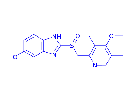 Molecular Structure of 151602-49-2 (5-O-DESMETHYL OMEPRAZOLE)