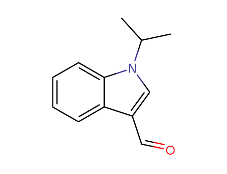 Molecular Structure of 151409-84-6 (1-ISOPROPYL-1H-INDOLE-3-CARBALDEHYDE)