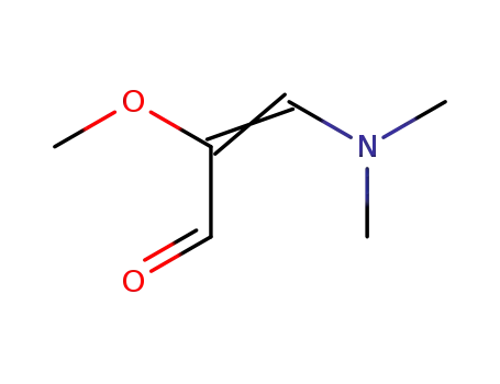Molecular Structure of 13616-34-7 ((E)-3-(Dimethylamino)-2-methoxyacrylaldehyde)