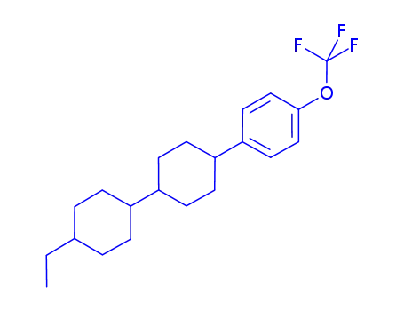 Molecular Structure of 135734-59-7 (4-[trans-4-(trans-4-Ethylcyclohexyl)cyclohexyl]-1-trifluoromethoxybenzene)