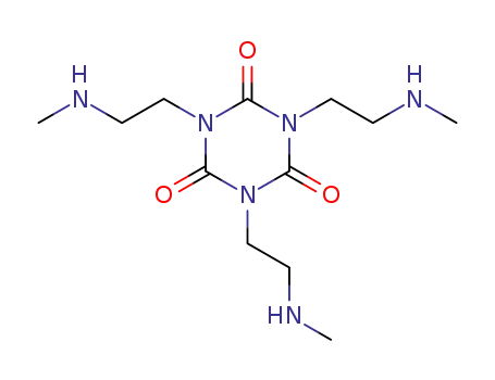 Molecular Structure of 130839-93-9 (1,3,5-tris[2-(methylamino)ethyl]-1,3,5-triazinane-2,4,6-trione)