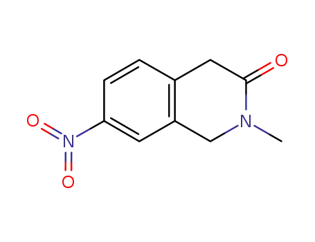 Molecular Structure of 1199813-82-5 (7-nitro-2-methyl-1,4-dihydro-2H-isoquinolin-3-one)
