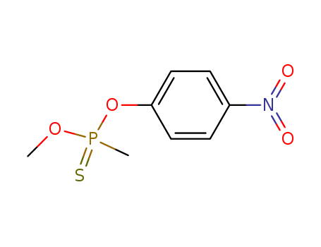 13074-12-9,O-methyl O-(4-nitrophenyl) methylphosphonothioate,Phosphonothioicacid, methyl-, O-methyl O-(p-nitrophenyl) ester (8CI); Phosphonothioic acid,methyl-, O-methyl p-nitrophenyl ester (6CI); O-Methyl O-p-nitrophenylmethylphosphonothioate