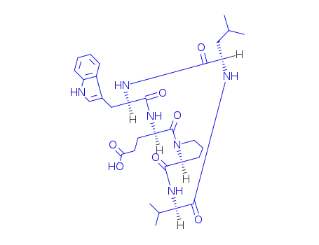 cyclo(glutamyl-prolyl-valyl-leucyl-tryptophyl)