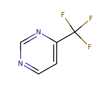 Molecular Structure of 136547-16-5 (Pyrimidine, 4-(trifluoromethyl)- (9CI))
