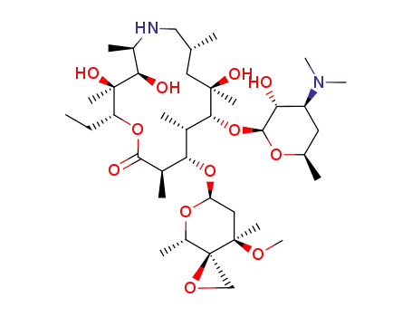 (2R,3S,4R,5R,8R,10R,11R,12S,13S,14R)-11-(((2S,3R,4S,6R)-4-(dimethylamino)-3-hydroxy-6-methyltetrahydro-2H-pyran-2-yl)oxy)-2-ethyl-3,4,10-trihydroxy-13-(((3S,4S,6R,8R)-8-methoxy-4,8-dimethyl-1,5-dioxaspiro[2.5]octan-6-yl)oxy)-3,5,8,10,12,14-hexamethyl-1-oxa-6-azacyclopentadecan-15-one