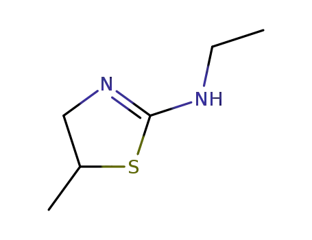 Molecular Structure of 13578-64-8 (N-ethyl-5-methyl-4,5-dihydro-1,3-thiazol-2-amine)