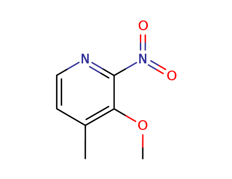 Pyridine,3-methoxy-4-methyl-2-nitro-