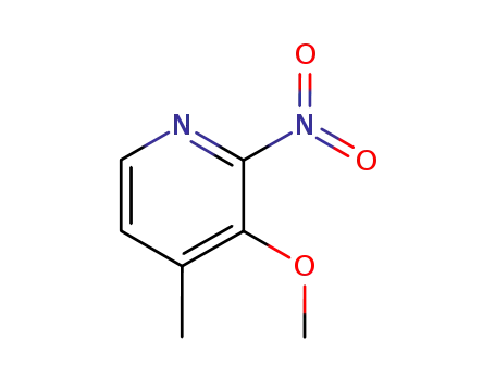 Molecular Structure of 155789-92-7 (3-Methoxy-2-Nitro-4-Picoline)
