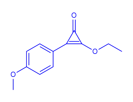 Molecular Structure of 156336-51-5 (2-Cyclopropen-1-one,2-ethoxy-3-(4-methoxyphenyl)-(9CI))