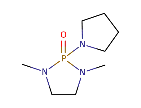 Molecular Structure of 15607-07-5 (1,3-dimethyl-2-(pyrrolidin-1-yl)-1,3,2-diazaphospholidine 2-oxide)