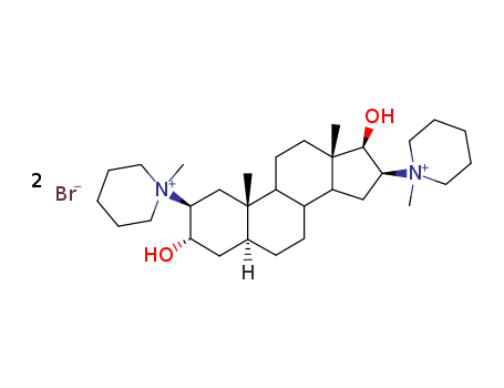 Piperidinium, 1,1'-[(2b,3a,5a,16b,17b)-3,17-dihydroxyandrostane-2,16-diyl]bis[1-methyl-,dibromide (9CI)