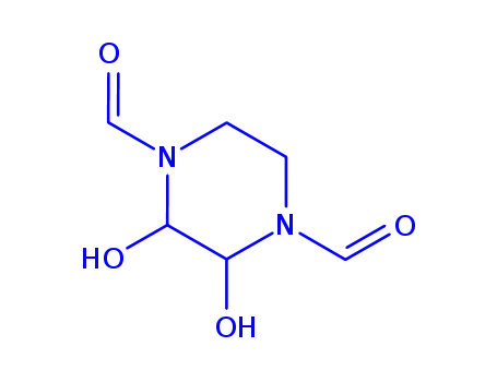 Molecular Structure of 90084-48-3 (1,4-Piperazinedicarboxaldehyde,2,3-dihydroxy-(7CI,9CI))