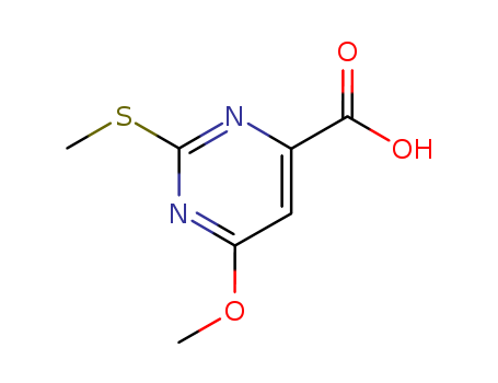 4-Pyrimidinecarboxylicacid, 6-methoxy-2-(methylthio)- cas  15584-03-9